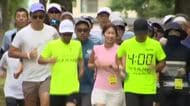 富山マラソンまであと1カ月 タイムごとに分かれ練習会 直前の調整方法学ぶ