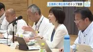 広島県と東広島市のトップ会談　　農業の課題や半導体産業で意見交換