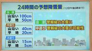 週末は最強寒波　11日から12日にかけ福島県は大雪に警戒　会津地方で警報級の大雪か　中通りでも