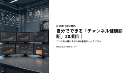 月5万払う前に読め。自分でできる「チャンネル健康診断」20項目｜コンサルが隠したい2026年版チェックリスト
