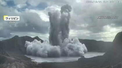 「2100mまで噴煙上昇」火山湖から噴火する瞬間映像…フィリピンでタール火山・カンラオン火山の噴火相次ぐ
