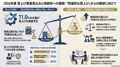 7割の企業が賃上げを予定する一方、過半数は「防衛的な賃上げ」ー名古屋商工会議所調査