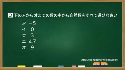 「自然数を選びなさい」苦手な数学…克服にはたくさん問題を解くべし！積み重ねが大切な教科　読解力も必要に　