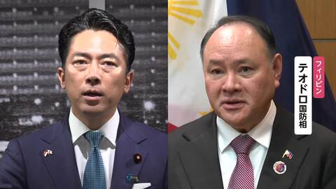 小泉防衛大臣がフィリピン訪問、国防相と会談へ　防衛装備輸出や連携強化を協議