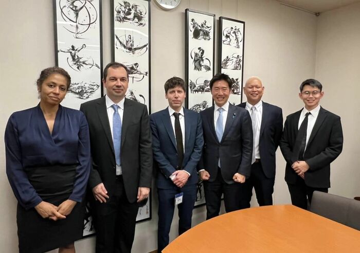 OpenAI社のサム・アルトマンCEOと　HPより