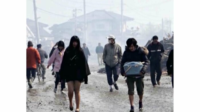 震災後の福島・南相馬市(齋藤一美さん提供)