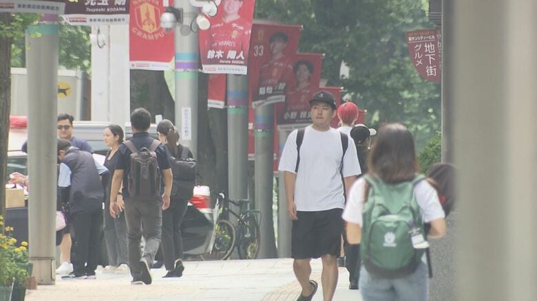 午前11時までに豊田で35.3度…8日は東海3県全てに熱中症警戒アラート 予想最高気温は名古屋34度 岐阜35度など｜FNNプライムオンライン