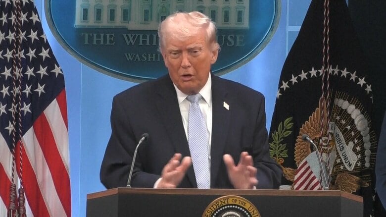 トランプ大統領「情報源明かさねば投獄」 イランに撃墜された戦闘機からの救出作戦の漏えいめぐりメディアに警告｜FNNプライムオンライン