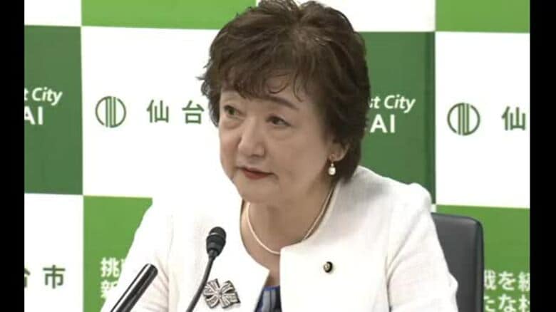 【速報】仙台市・郡市長「肺炎」と判明　当面の間、公務欠席に｜FNNプライムオンライン