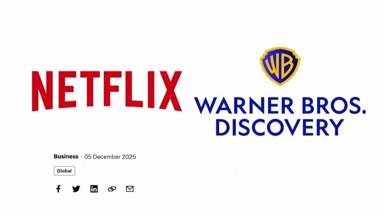 「Netflix」が「ハリー・ポッター」シリーズで知られる「ワーナー・ブラザース・ディスカバリー」を11兆円超で買収|FNNプライムオンライン