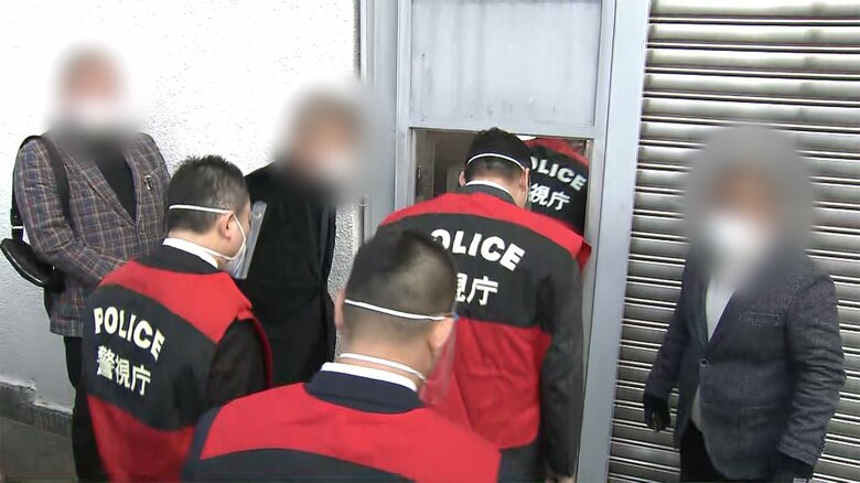 警視庁は、特殊詐欺事件の関係先として山口組本部を家宅捜索した（去年2月 神戸市）