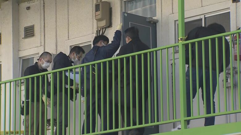 仙台市のアパートを家宅捜索（2月1日）