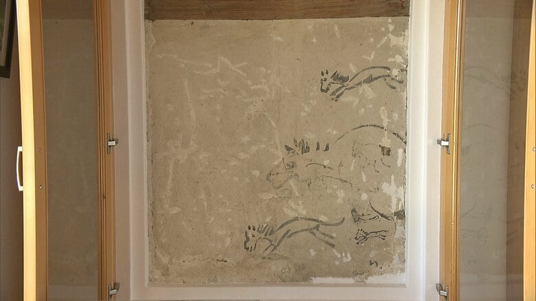 ４歳の時に描いた馬の絵の落書き