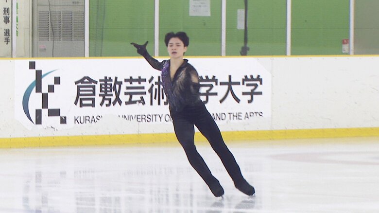 後半にジャンプがない構成の杉山のショート（中四国九州選手権）