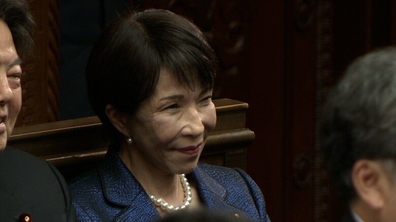 指名された直後の高市早苗首相