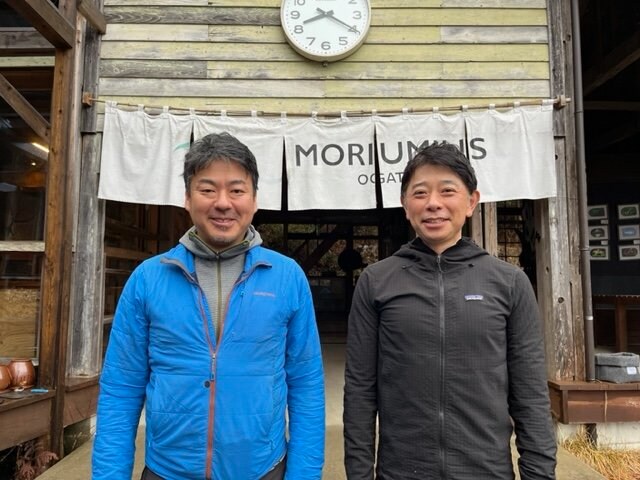 MORIUMIUSを立ち上げた油井元太郎さん（左）と立花貴さん（右）