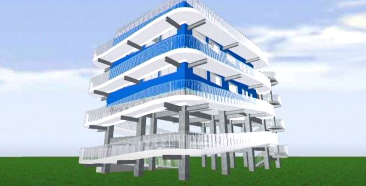 東松島市で建設予定の津波避難タワー（提供：東松島市）