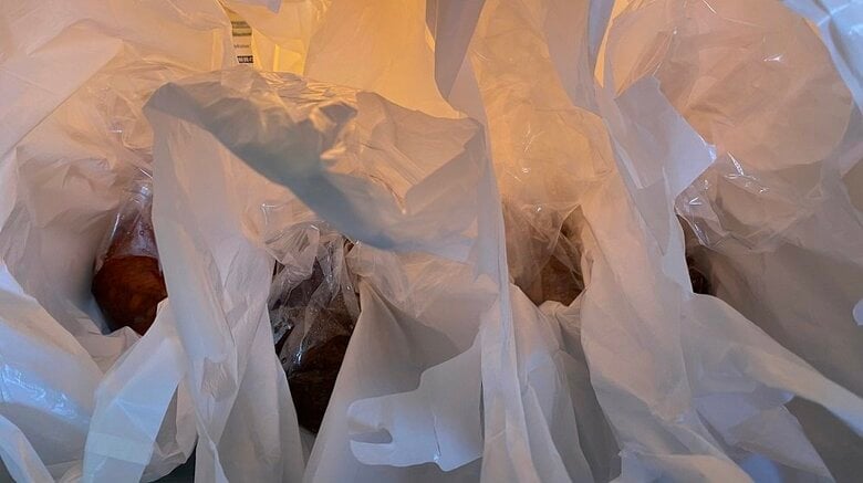 冷蔵庫いっぱいのナマコ