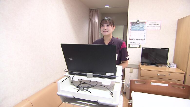 大きなカートは狭い通路を通りにくい