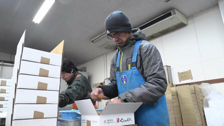 毎年暮れになると出荷作業に追われる