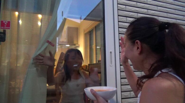 お隣さんにおすそ分け