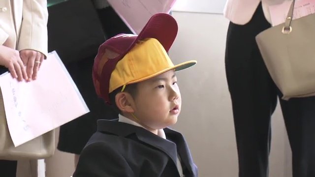 新一年生の教室にて