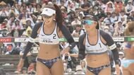 アジア競技大会の代表選考を兼ねたビーチバレーの大会 “二刀流”に取り組む水町泰杜選手らのペアなどが内定