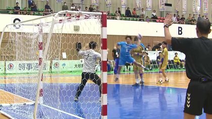 “時速100キロ超”剛速球を体張ってブロック!“位置取り”が勝負のカギ ハンドボール日本一めざすゴールキーパー