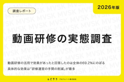 【2026年版】動画研修の実態調査｜動画研修の活用で効果があったと回答した企業は69.2%