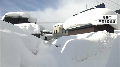 青森市の積雪183cmに…県が自衛隊に災害派遣要請　雪かきなどの事故相次ぎ全国で19人死亡