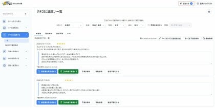 AIクチコミ「クチコミ先生」6業種導入レポート