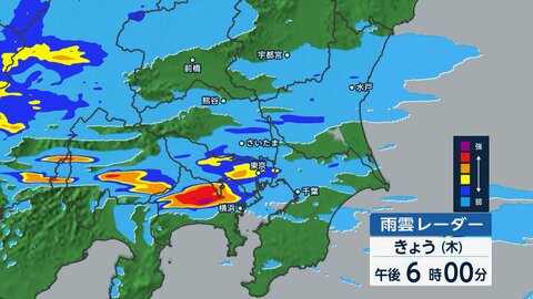 「秋雨前線」が南下　関東南部でも警報級大雨のおそれ　東京・千葉で非常に激しい雨か　冠水や河川氾濫に警戒