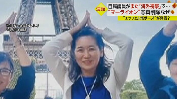 SNSにアップされた写真をきっかけに、自民党女性局のフランス研修に批判殺到