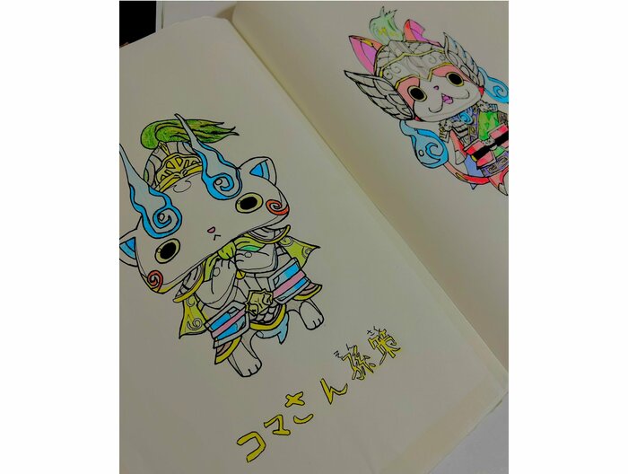 小学生の頃に描いた作品(提供:あぱる。とさん)
