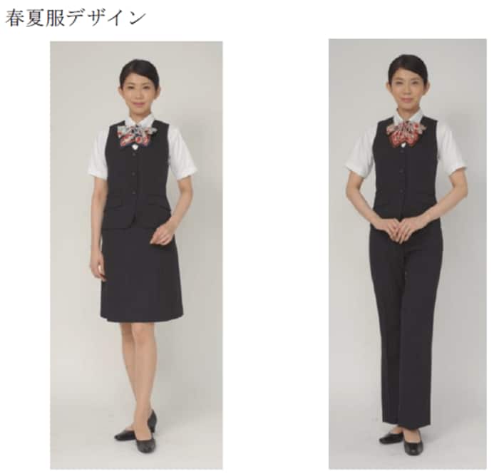 廃止される制服 (出典:佐賀銀行)