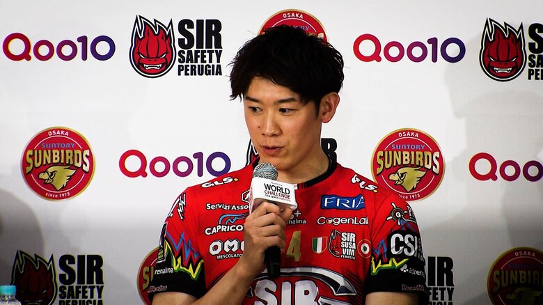 石川祐希が髙橋藍と直接対決へ！バレーボール日本代表の両エース所属のペルージャとサントリーが激突「日本代表とは違った姿が見られる」#1石川祐希の誓い｜FNNプライムオンライン