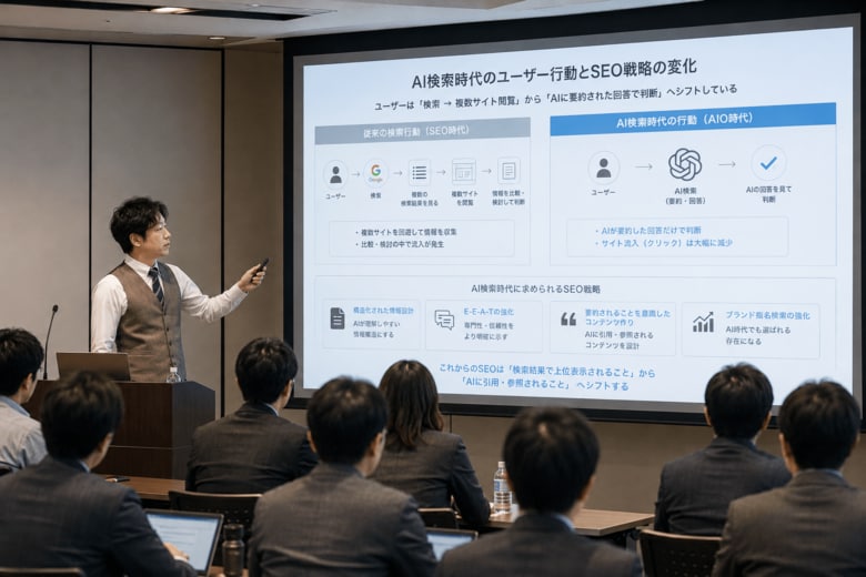 「AIO・AEOだけではAI検索に勝てない」AI検索時代の構造設計を福岡ECサイトが提唱