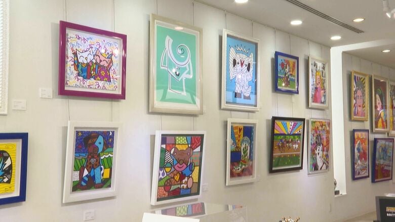 世界的なポップアーティストの作品を一堂に　軽井沢で「ART JAM」開幕　見る人を明るく元気にさせてくれる作品を5月10日まで展示｜FNNプライムオンライン