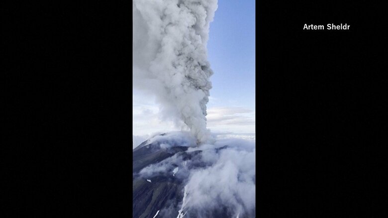カムチャツカ半島のクラシェニンニコフ山が600年ぶりに噴火　7月30日のM8.7巨大地震との関連指摘｜FNNプライムオンライン