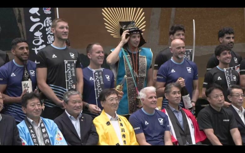 鹿児島でアルゼンチンと日本が対戦！？　国際大会前に薩摩川内でトレーニング中｜FNNプライムオンライン