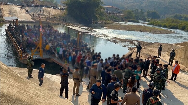 中国系犯罪組織が“監禁”の外国人260人を保護…ミャンマー拠点に特殊詐欺などに加担させ日本人26人含む6000人以上がいまだ監禁か｜FNNプライムオンライン