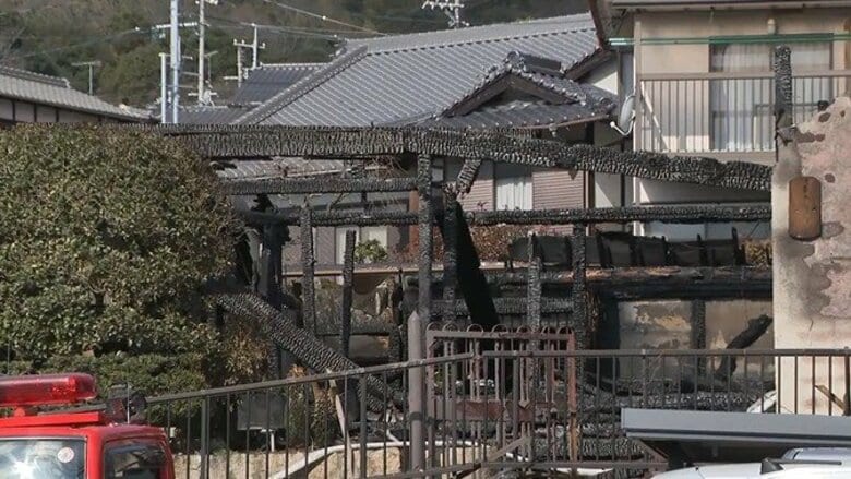 住宅１棟全焼１人死亡　この家に住む８６歳の女性と身元判明　広島・廿日市市｜FNNプライムオンライン