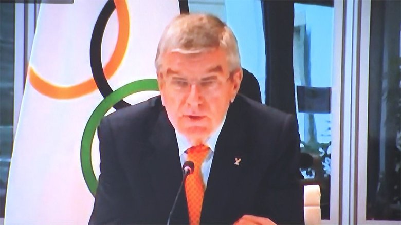 バッハ会長「東京五輪、必ず成功」 IOC調整委員会で