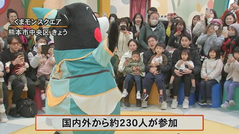 くまモンの仕事納めのステージ