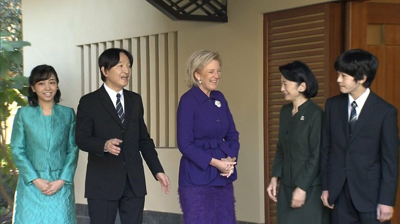 秋篠宮邸にてベルギーのアストリッド王女をおもてなし　2022年12月