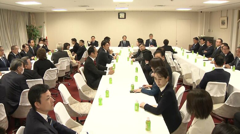 安倍派の総会　1月19日