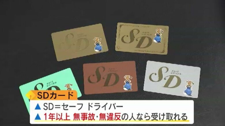 SD(セーフ・ドライバー)カード