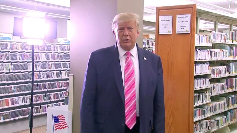 トランプ大統領が期日前投票 激戦州で支持訴え