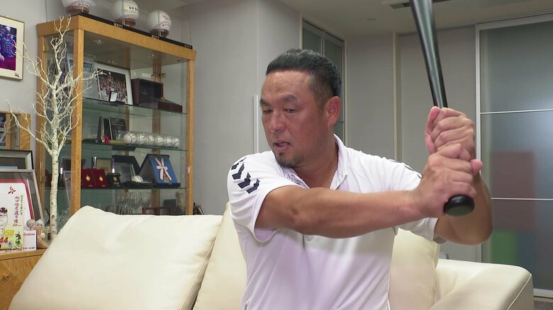 村上の構えを解説する松中氏