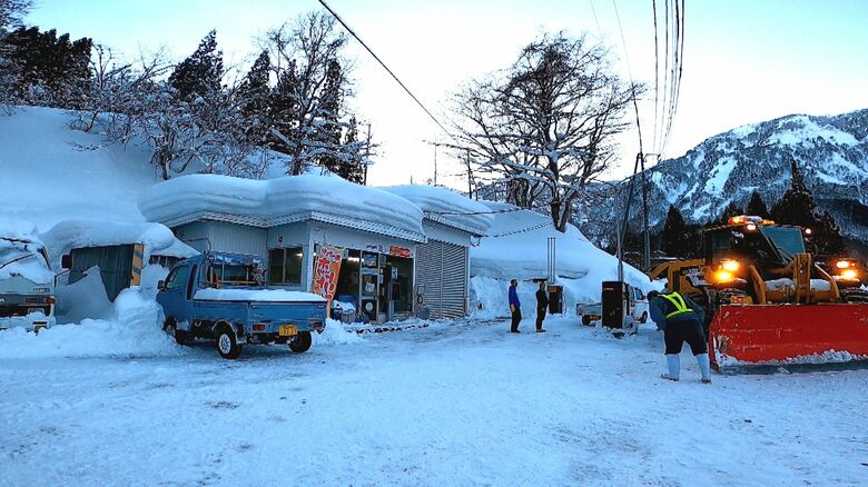 「秘境」の暮らしを支える「秋山SS」（1月16日）